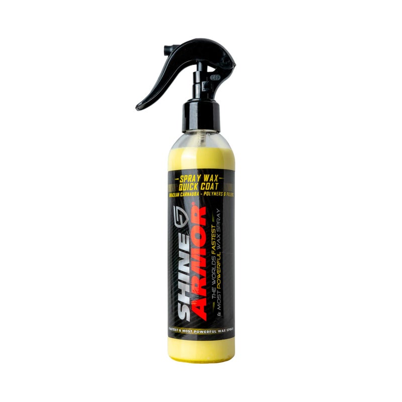 SHINE ARMOR Car Spray Wax for Car Detailing - Quick and Easy Carnauba Liquid Car Wax Spray for Instant Gloss and Protection - Multi Surface Premium Brazilian Carnauba Car Wax Polish for All Vehicle Types - Image 1